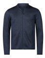 Heren Fleece Jas Tee Jays 9615 Navy Melange